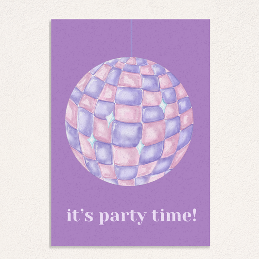 it's party time! kaart