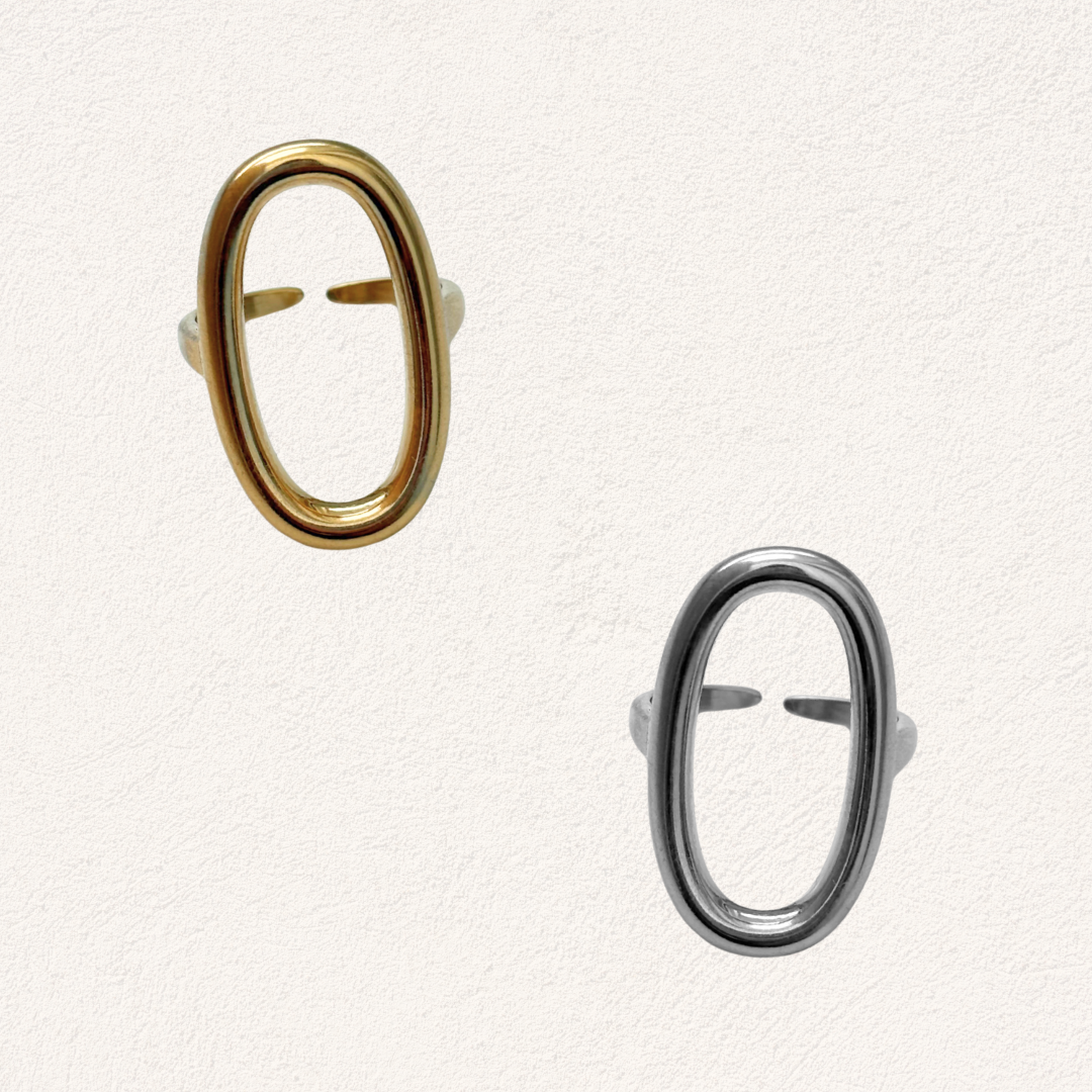 oval statement ring