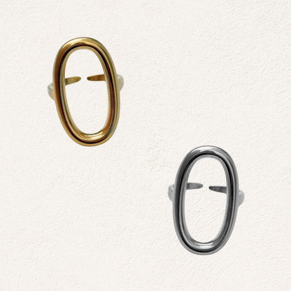 oval statement ring