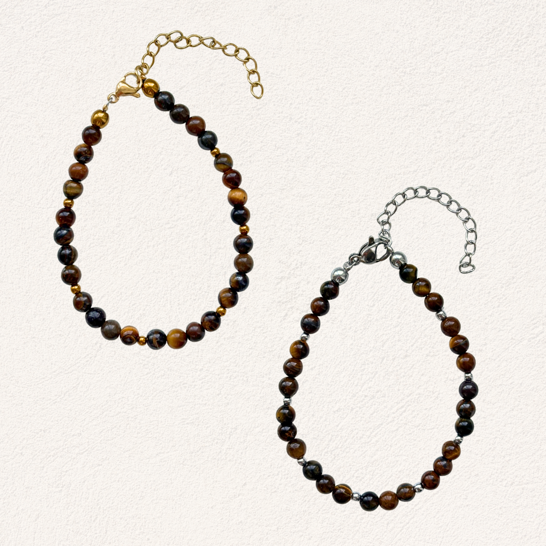 tiger eye bead bracelet