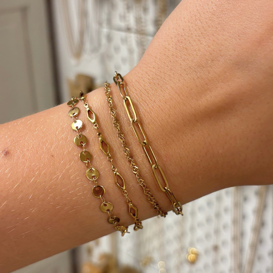 open ruitjes armband