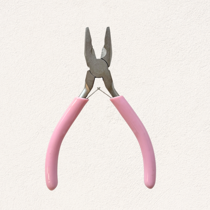 combinatietang met roze handvat