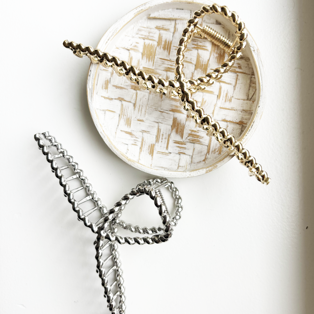 metalen haarclip twist