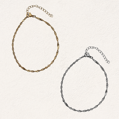 big twist anklet