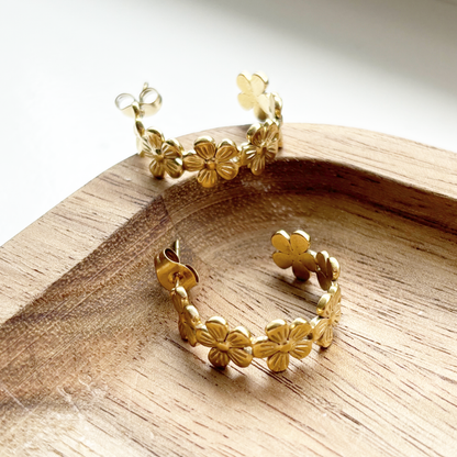 flower earrings