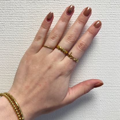 side hearts ring