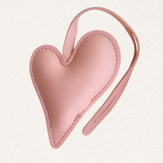 bag charm hart roze