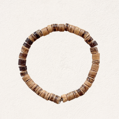 coconut bracelet brown