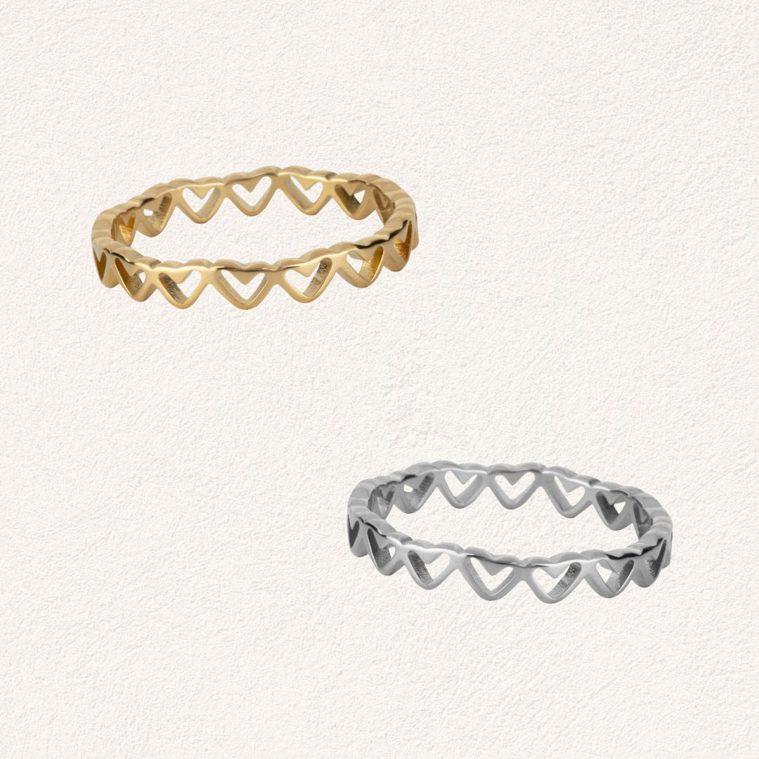 open hartjes ring