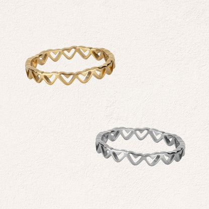 open hartjes ring