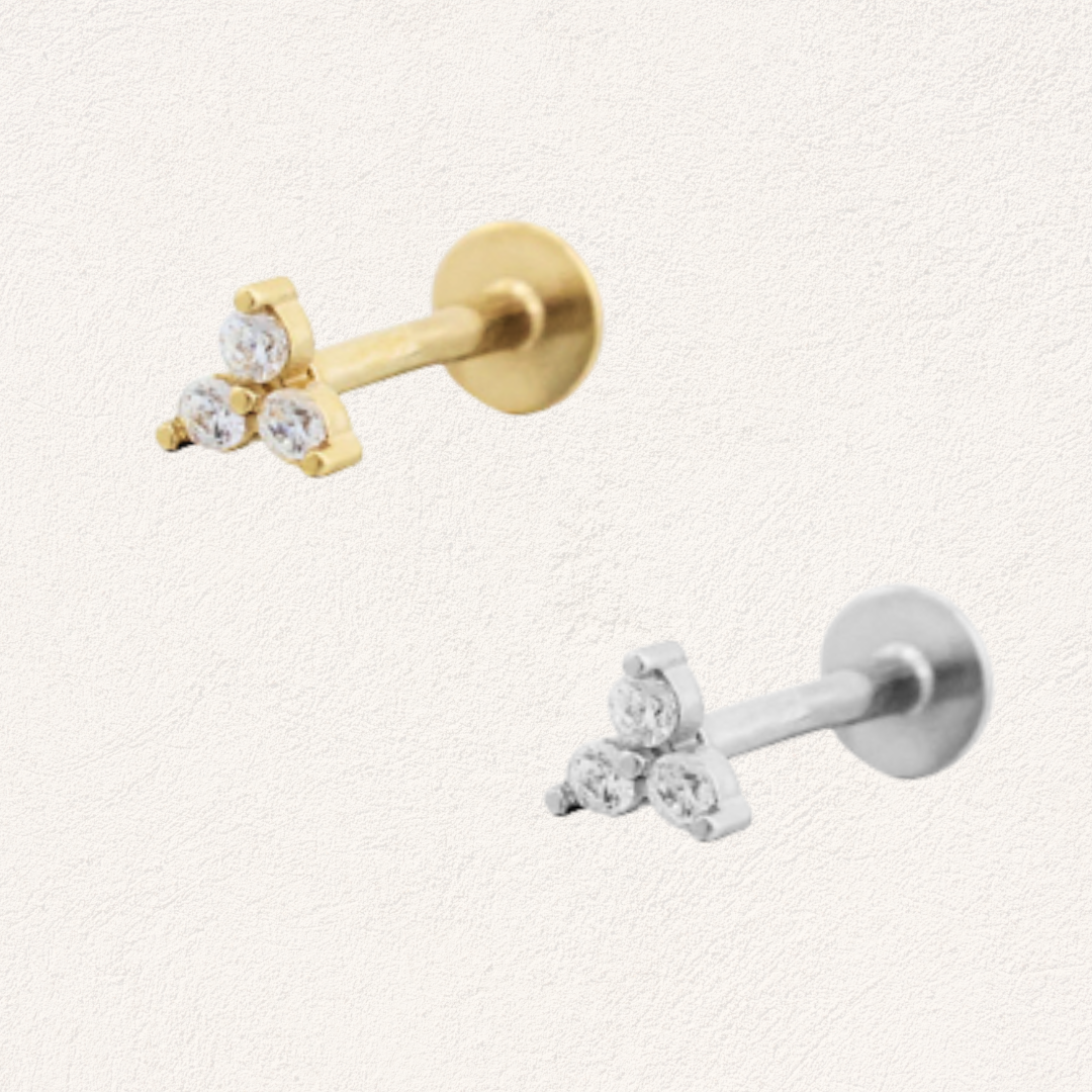 piercing driehoek kristal