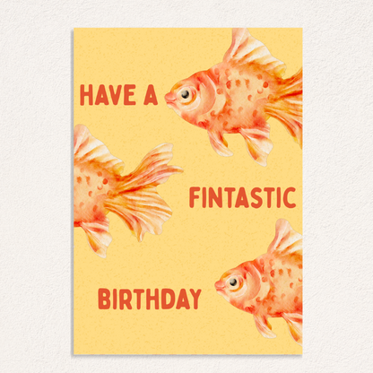 have a fintastic birthday card
