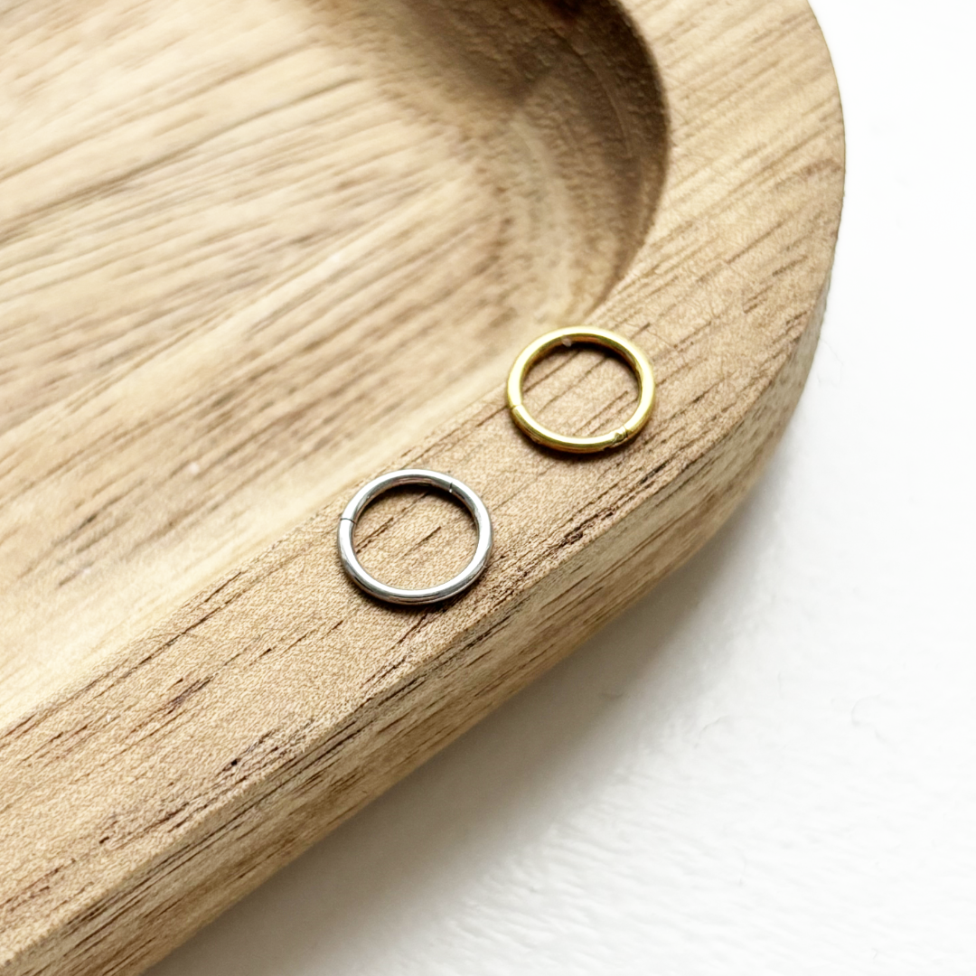 stainless steel piercing ringetje 6 mm