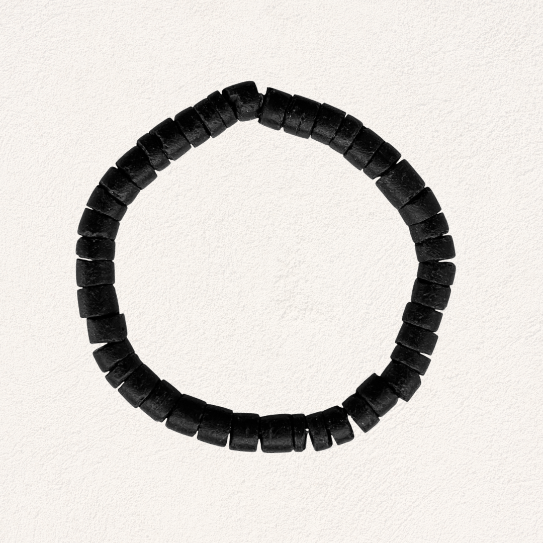 kokos armbandje zwart