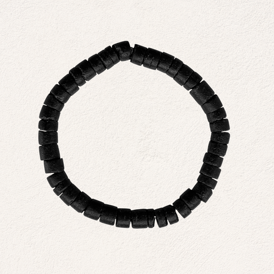 kokos armbandje zwart
