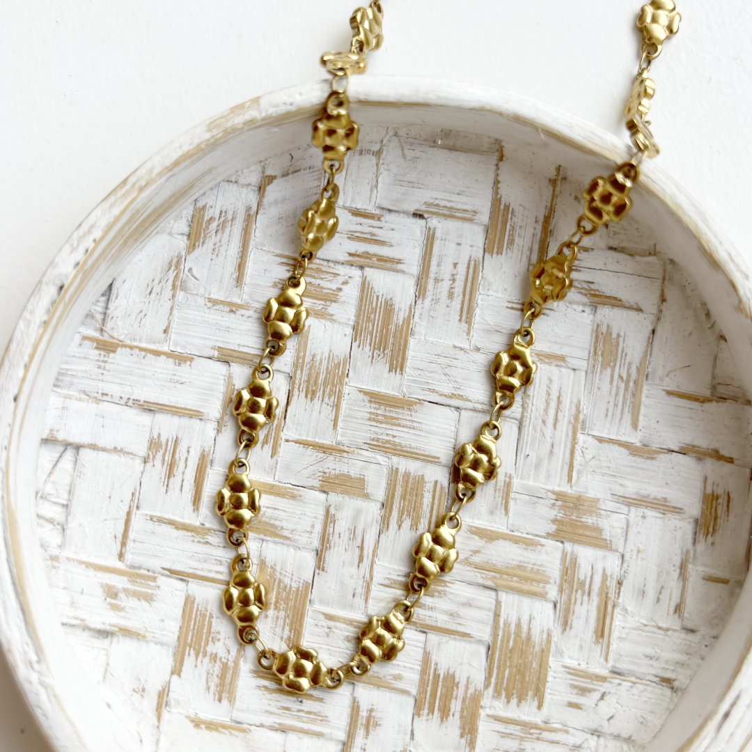 flora ketting met bloemen patroon