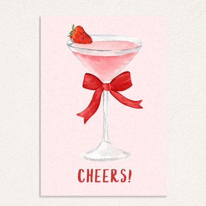 Cheers strawberry cocktail menu