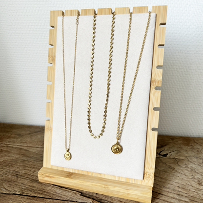 staande kettingen houder | ketting organizer hout