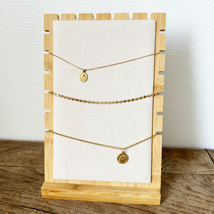 staande kettingen houder | ketting organizer hout