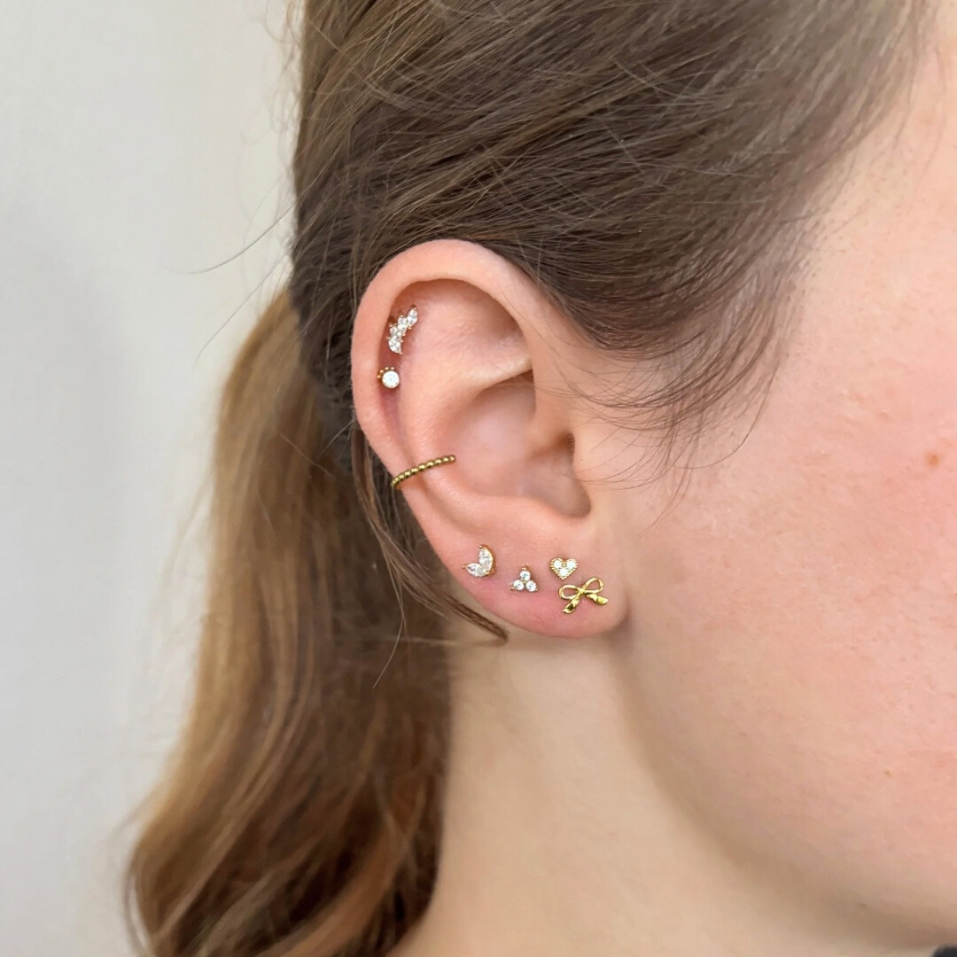 piercing driehoek kristal