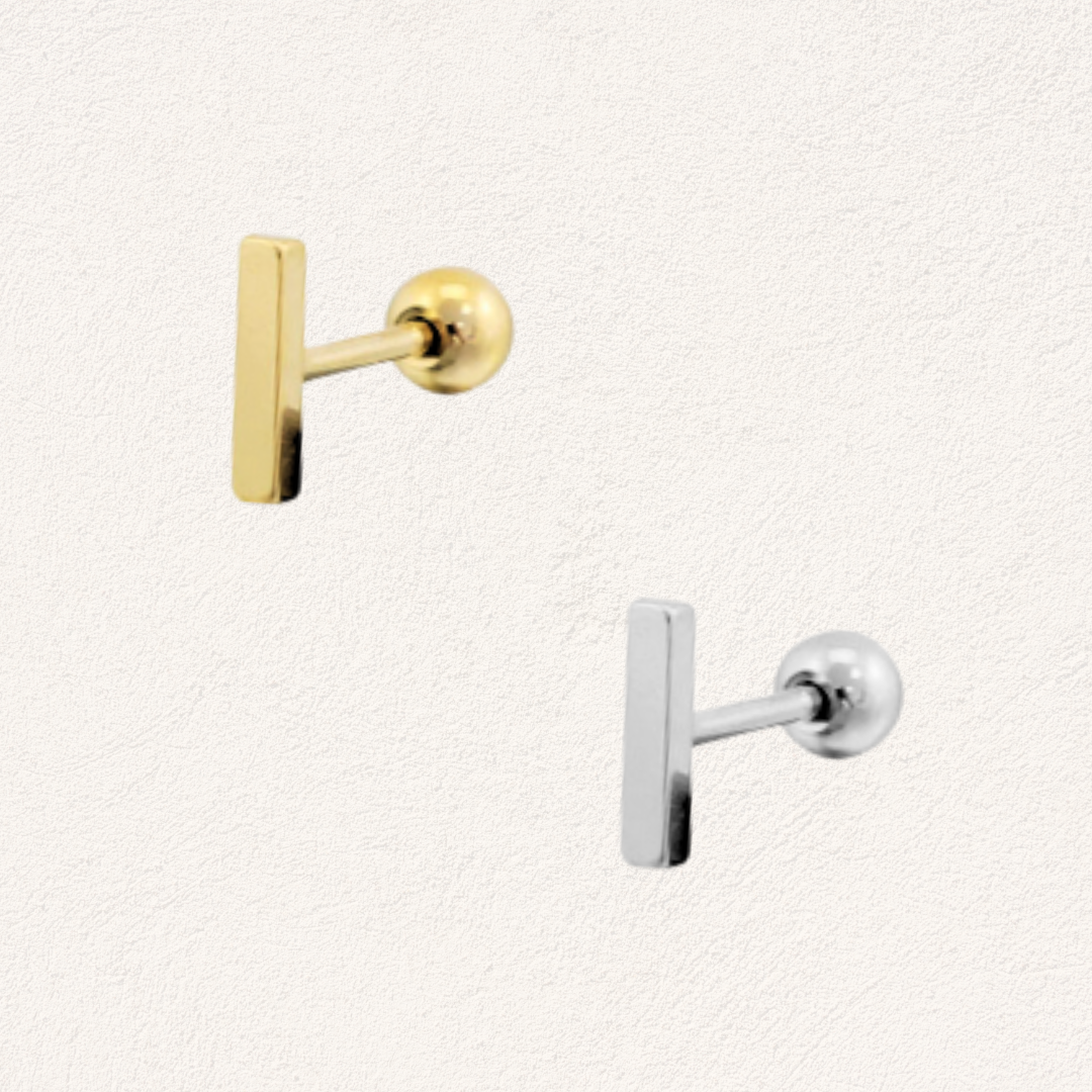 piercing met staafje