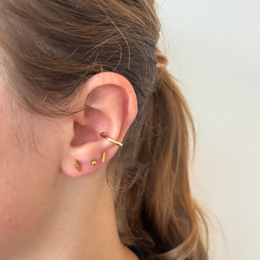 piercing met bliksem