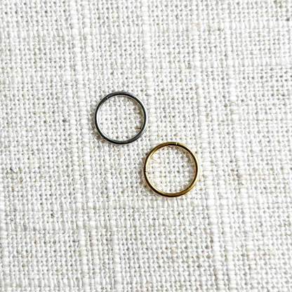 stainless steel piercing ring 8 mm