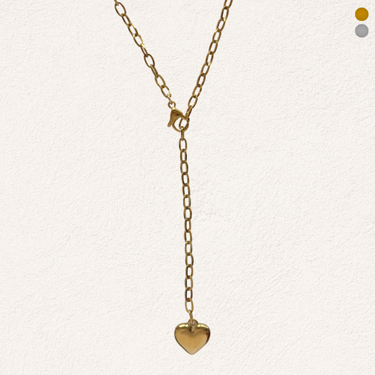 lange ketting met schakel hart