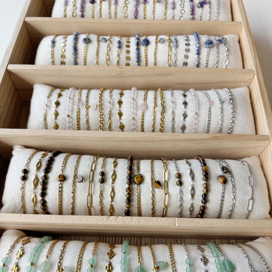 rozenkwarts kralenarmband