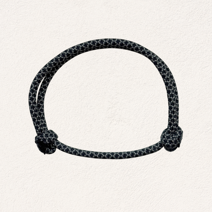 Men's surf bracelet black grey
