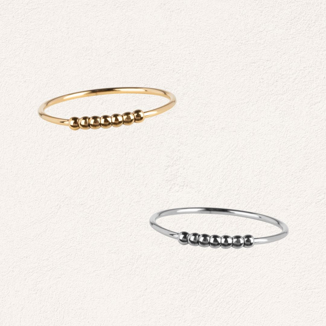 subtiele balletjes anxiety ring