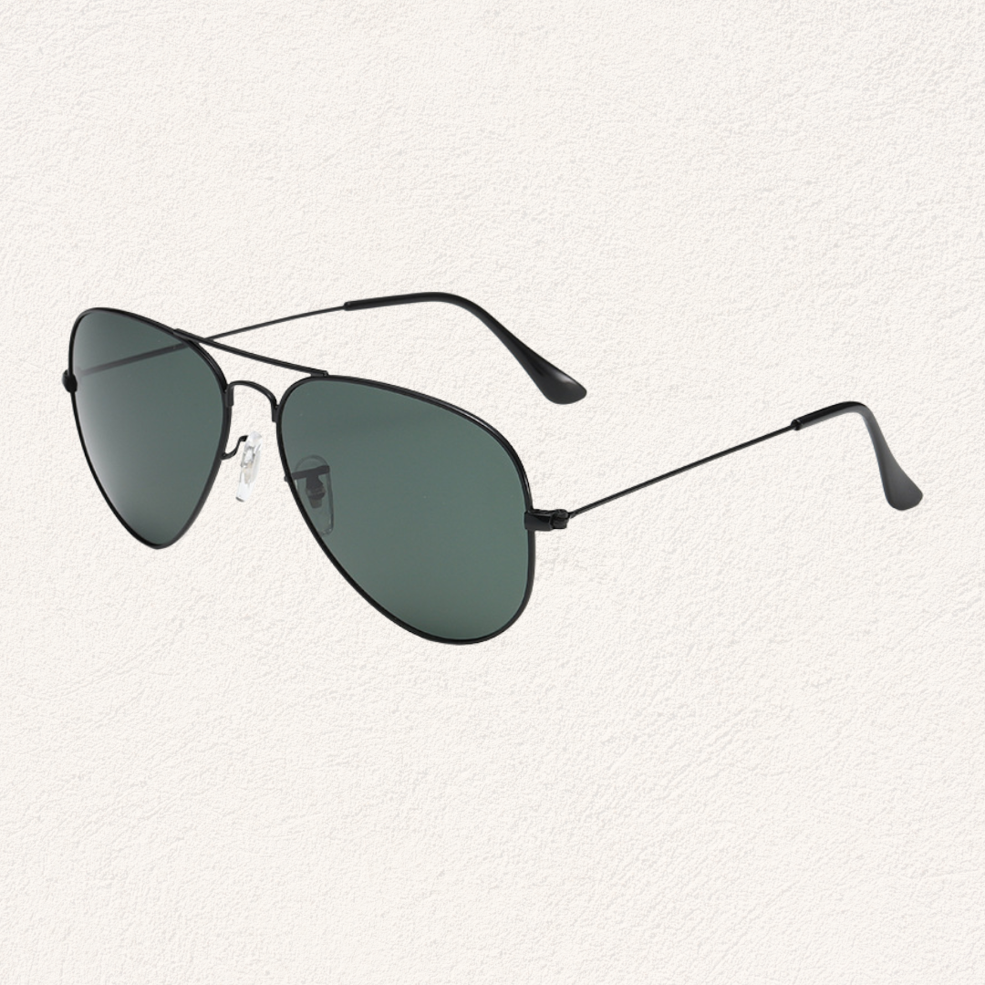 aviator sunglasses black classic