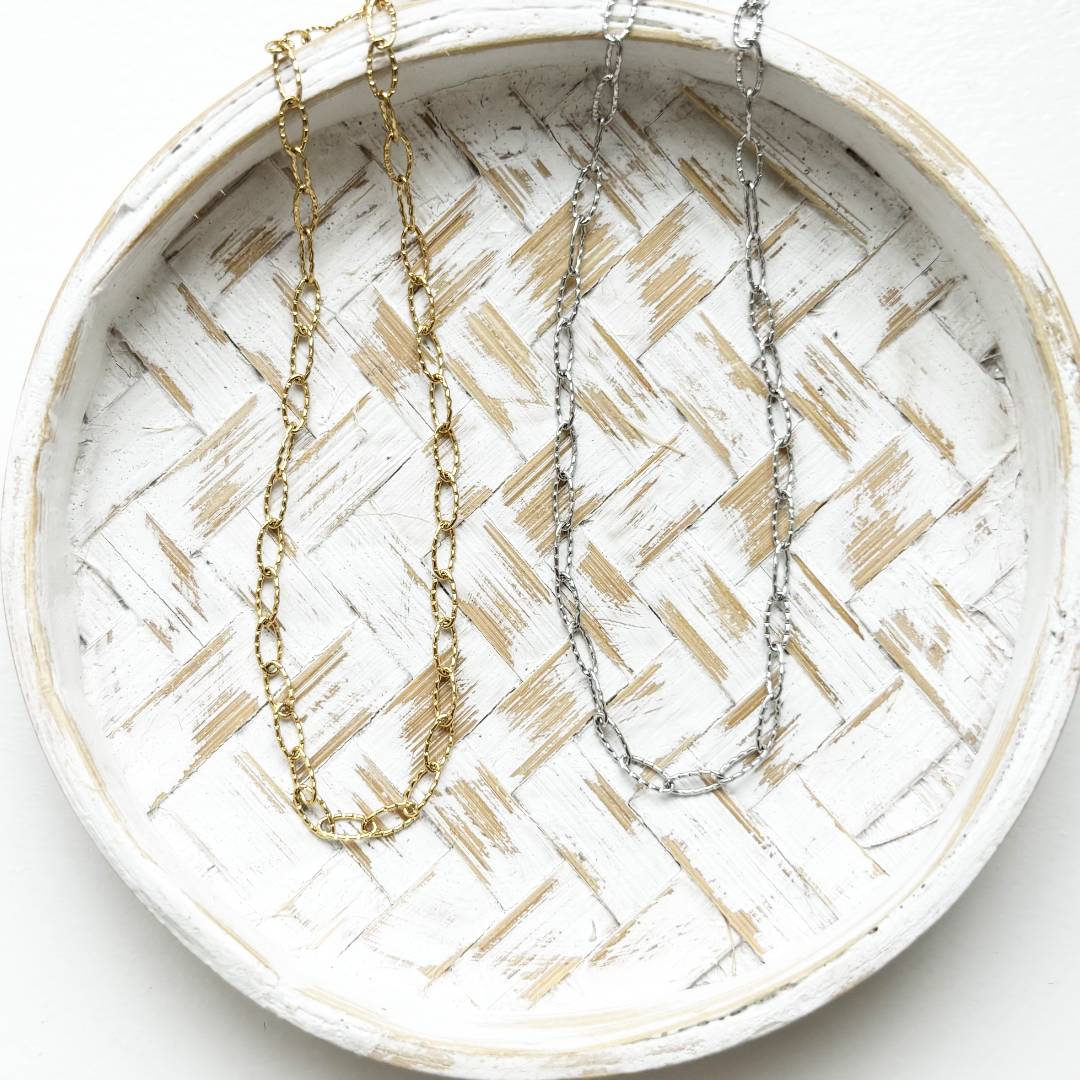 enkelbandje oval chains