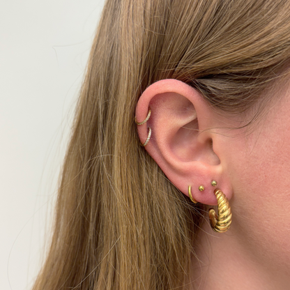 croissant earrings