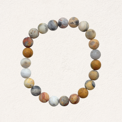 men's natural stone bracelet picture jasper
