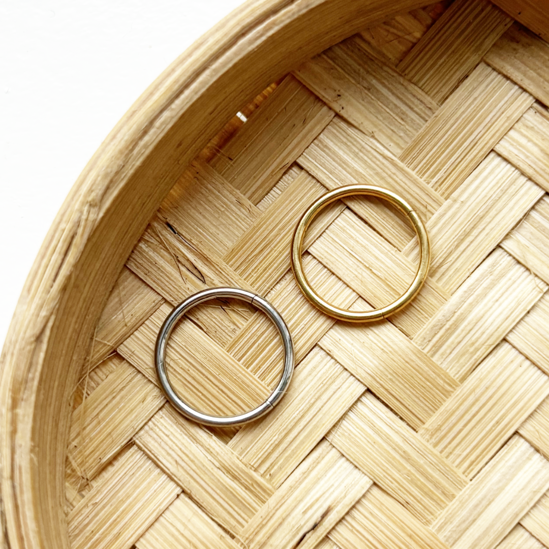 stainless steel piercing ringetje 10 mm