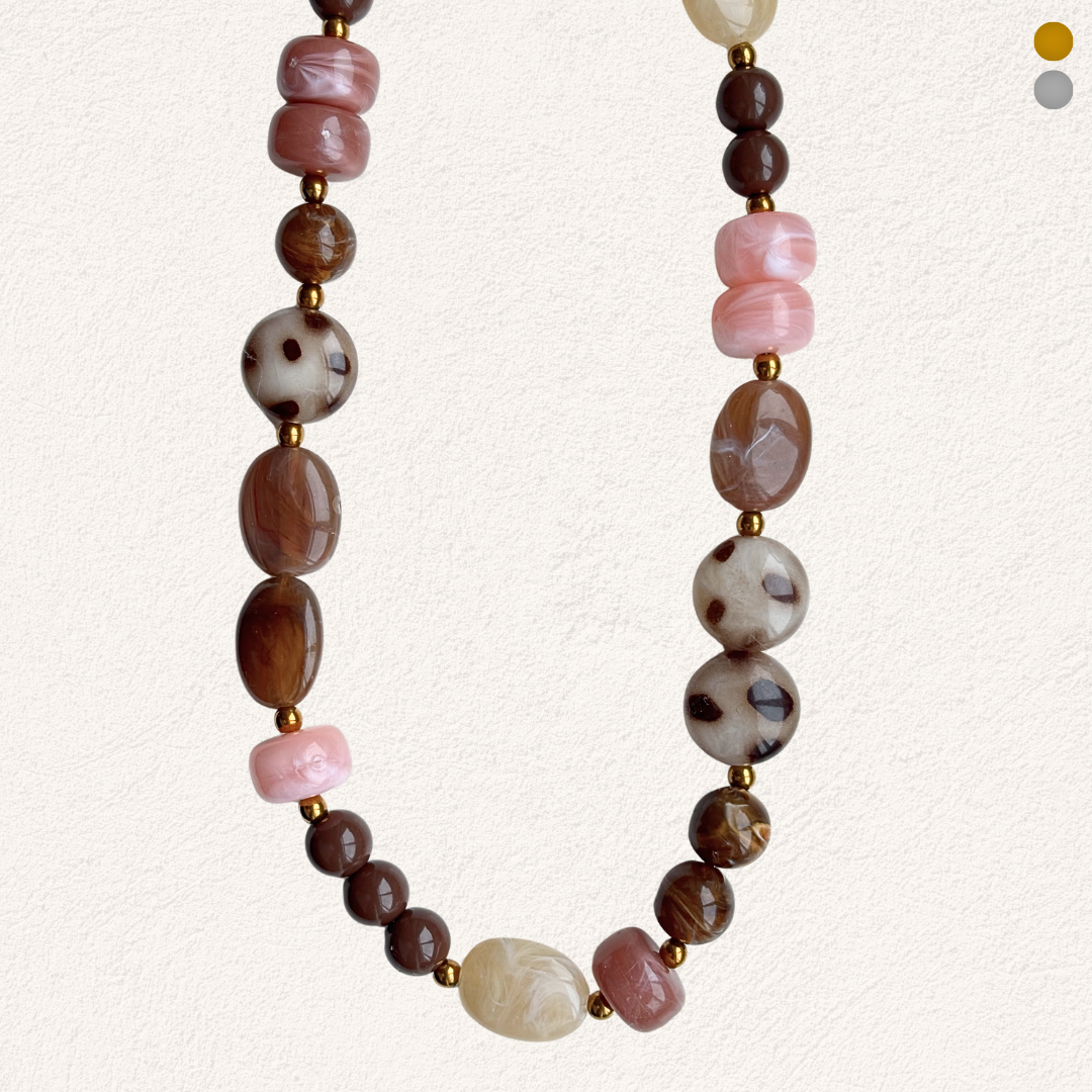 mocha muse kralenketting