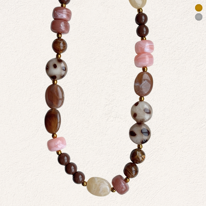 mocha muse kralenketting