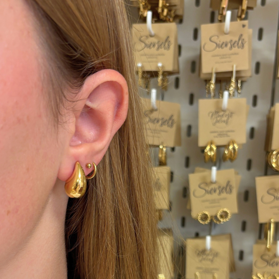 kleine druppel oorbellen