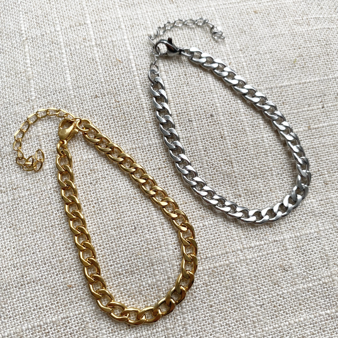 chunky chain armband