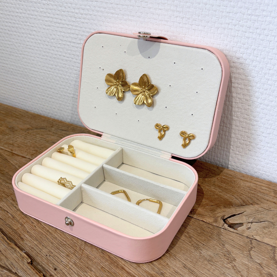 sieradendoosje groot roze