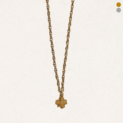 four-leaf clover charm necklace