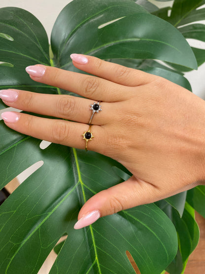 noir sun ring