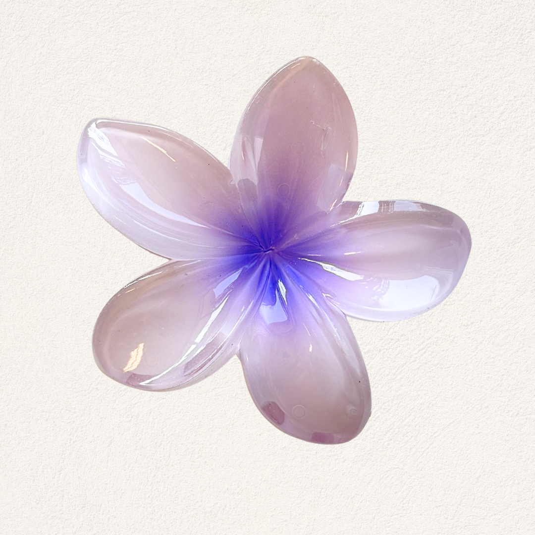 Productfoto van paarse haarlip tropische bloem