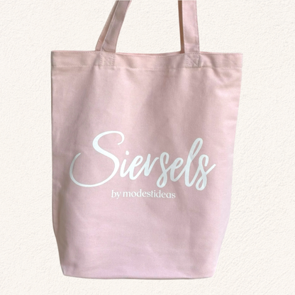pink trinkets tote bag