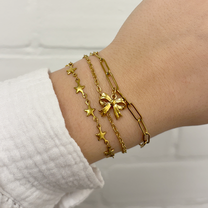statement knot bracelet