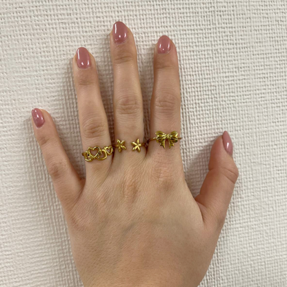 four hearts ring