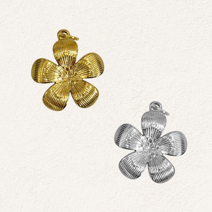 large tropical flower loose charm