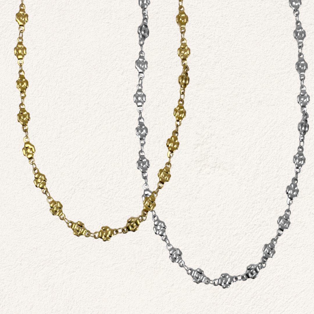 flora ketting met bloemen patroon