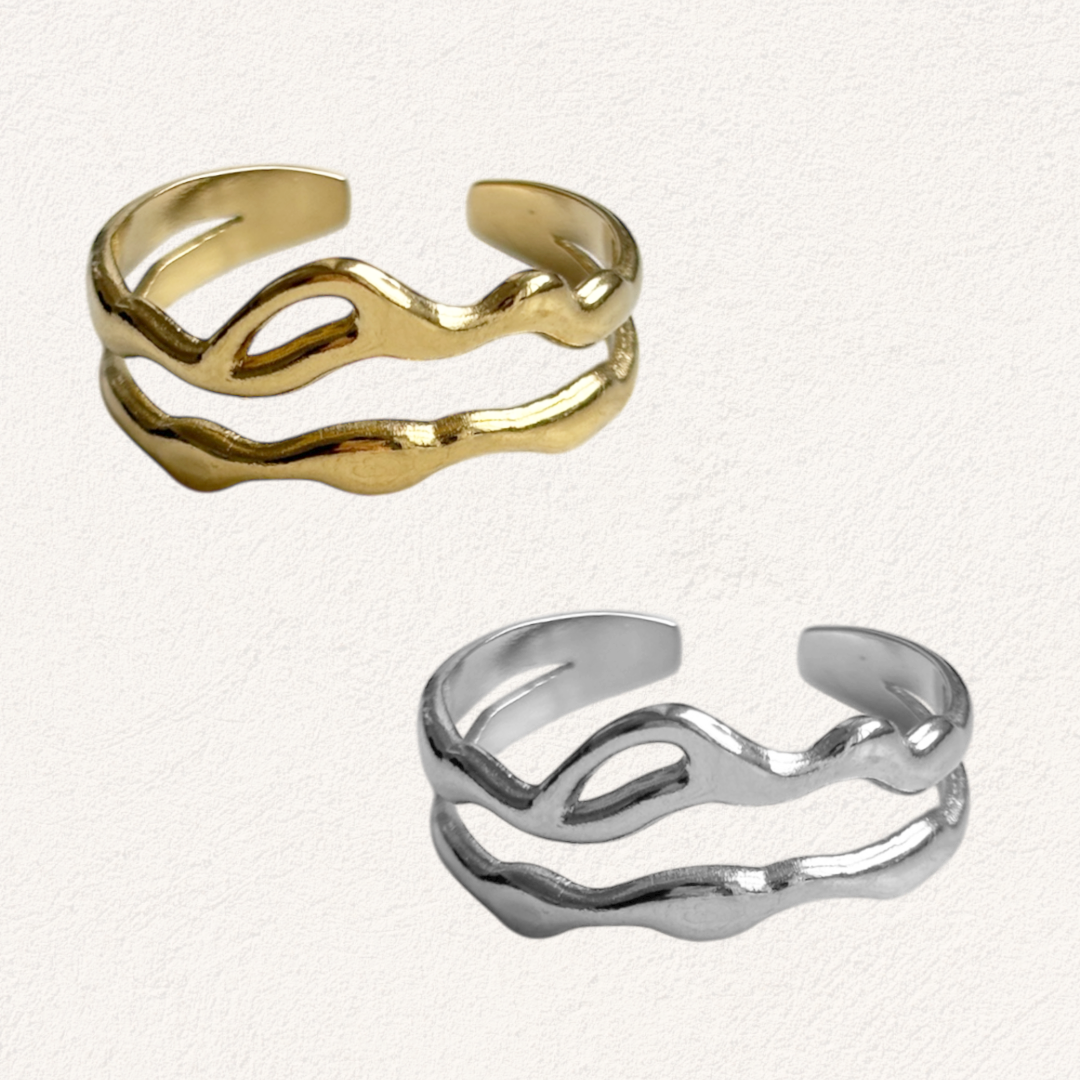 double wave ring